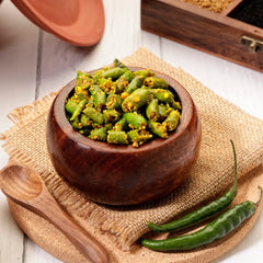 Green Chilli Pickle - North Indian Style