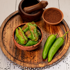 Stuffed Green Mirchi Pickle