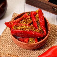 Stuffed Red Mirchi Pickle