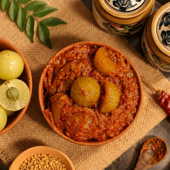 Amla pickle (Usirikaya pachadi)